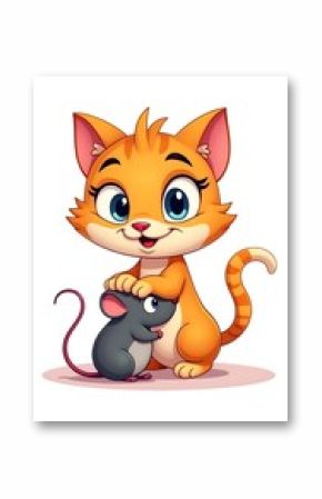 cat and mouse cartoon