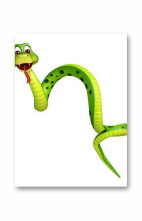 funny  Snake cartoon character