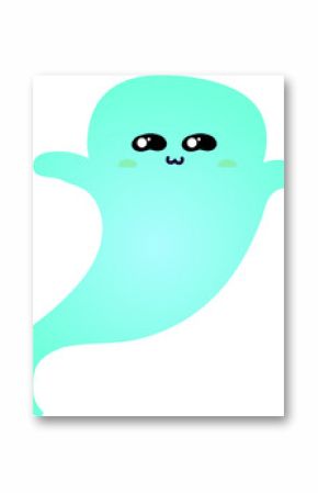 cute ghost cartoon , halloween