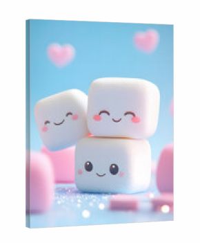 cartoon cute Marshmallows illustration