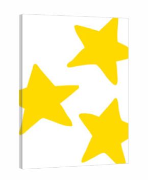 flat color style cartoon stars