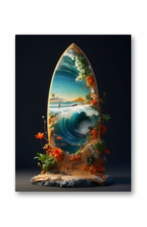 surfing board 