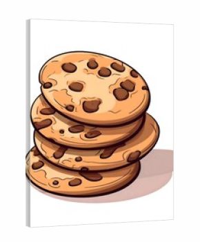 chocolate cookies cartoon