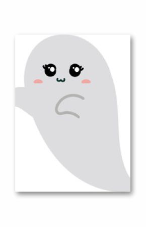 cute ghost cartoon , halloween