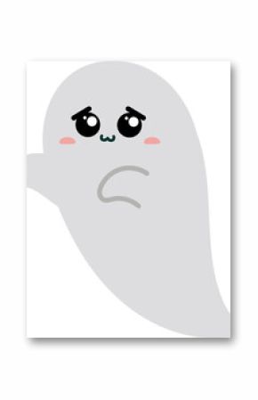 cute ghost cartoon , halloween