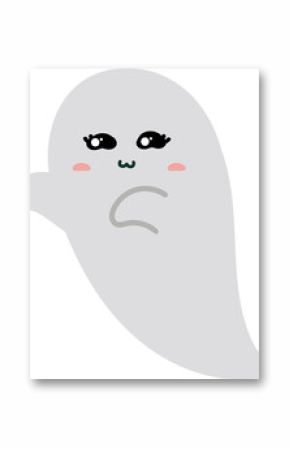 cute ghost cartoon , halloween