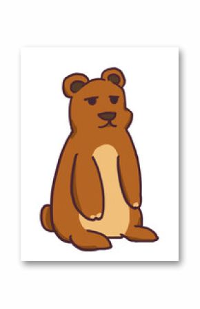 brown bear cartoon