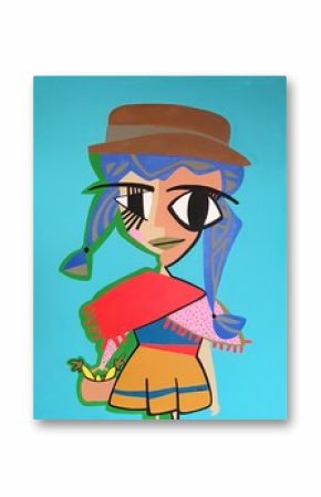 Cartoon Girl Portrait Studio