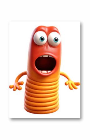 PNG Worm cartoon face