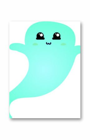 cute ghost cartoon , halloween