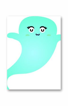 cute ghost cartoon , halloween