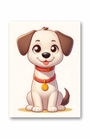 cute cartoon puppy