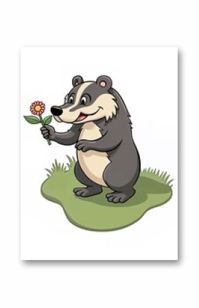badger cartoon 