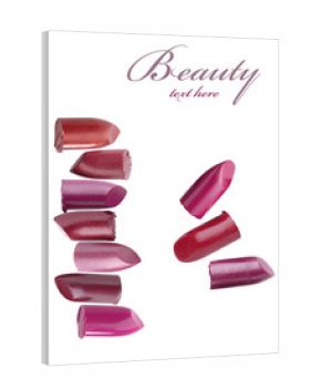different lipsticks