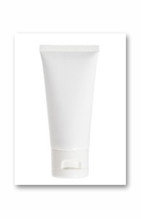 Cream tube (with clipping path) isolated on white background