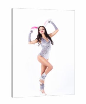 girl in rabbit costume