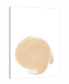Liquid makeup foundations/blush on white background