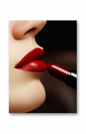 Beauty lips. Beautiful lips close-up, great idea for the advertising