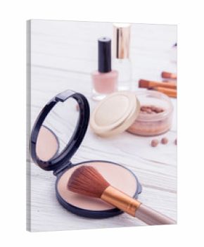 Set of cosmetics and jewellery