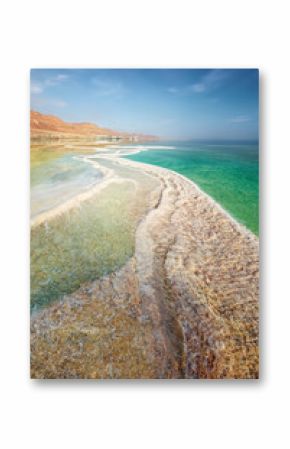 A view of the hotels at Ein Bokek, Dead Sea, Israel