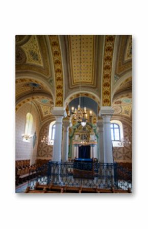 interior of a synagogue Jewish architecture