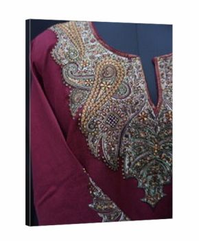 Display of Kashmiri Pheran , Traditional Dress of kashmir