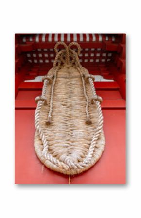 Giant Straw Sandal at Sensoji Temple in Asakusa, Tokyo
