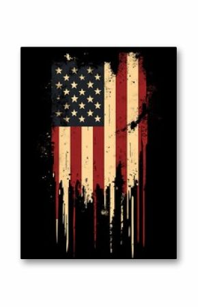 Grunge American Flag