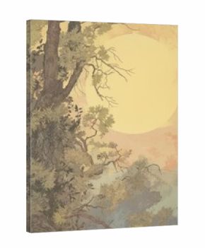 Christmas tree branches background backgrounds outdoors painting.