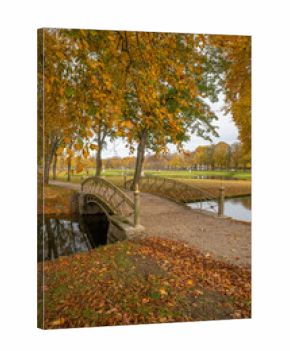 Fall colors in Schwerin Castle, Germany