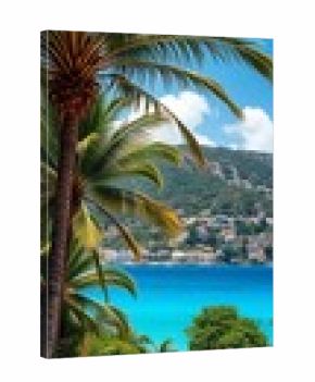 Crete's lush palm forest meets a stunning tropical beach, a paradise for visitors,  crete,  island