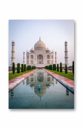 Taj Mahal portrait high quality no people