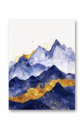 Mountain painting range outdoors.