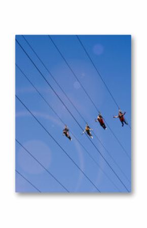 Zip Lining Experience at Downtown Las Vegas Fremont Street