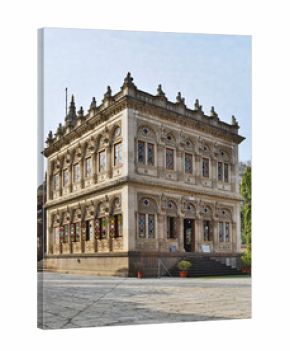 Mahadji Shinde Chhatri, a memorial for an 18th-century military leader, featuring a Hindu temple with Anglo-Rajasthani architecture, Pune, Maharashtra, India.