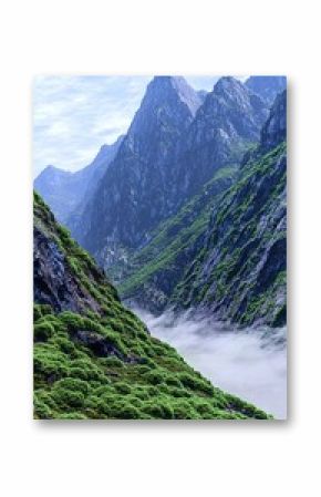 mountain landscape in the alps