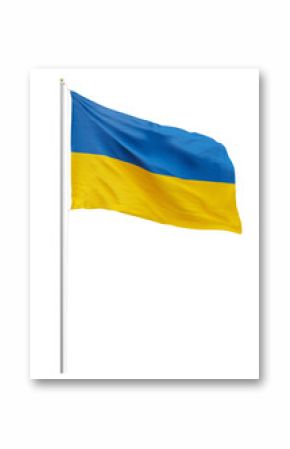 Png flag of Ukraine collage element, transparent background