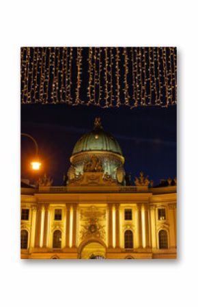 Hofburg Palace at Christmas time, Vienna, Auistria
