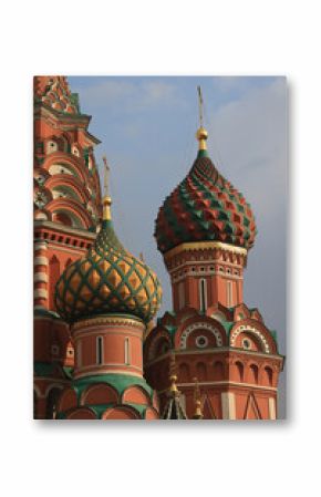 Moscow, St. Basil's Cathedral, a close-up of historical architecture in Russia in Moscow