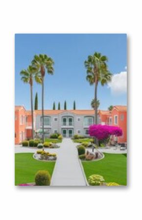 Landscaped Courtyard of a Senior Living Community