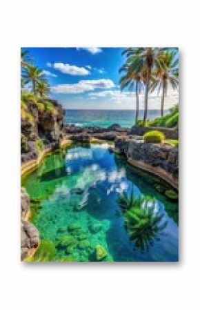 Rock Pool Oasis on Tenerife Coast