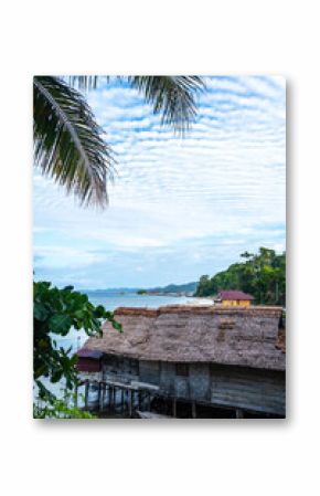 Fishing village on Malenge Island, Togian Archipelago, Sulawesi, Indonesia