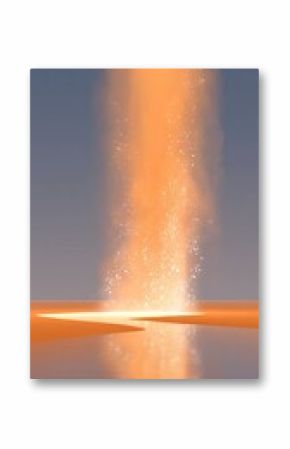 Warm Apricot Gold Light Smudge Abstract Background