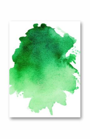 PNG  Vibrant green watercolor splash