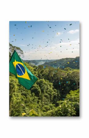 Brazil 7 September National Day, Lush Amazon Rainforest Landscape