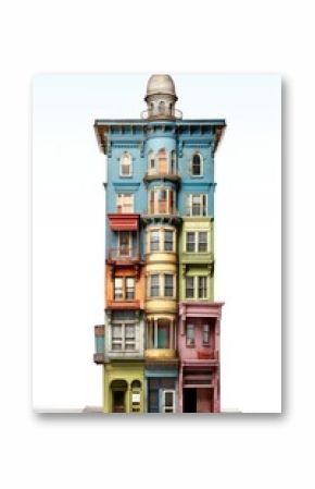 Building architecture window tower.