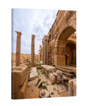 Leptis Magna, Roman city in Libya, world heritage site