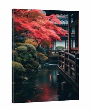 Japanese nature scenery autumn plant tree.