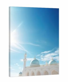 Architecture building mosque tower.