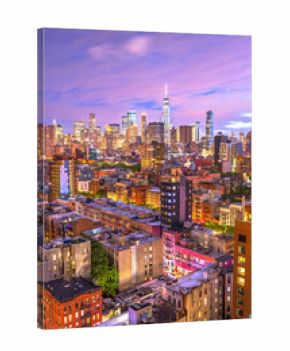 New York, New York, USA Lower Manhattan City Skyline 785